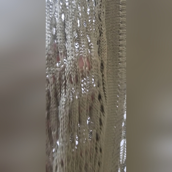 Faded Glory Crocheted Cardigan Army Green. XL (15/18) - Picture 7 of 9